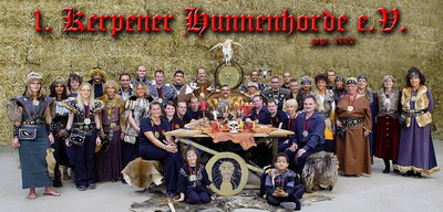 Gruppenfoto Hunnenhorde