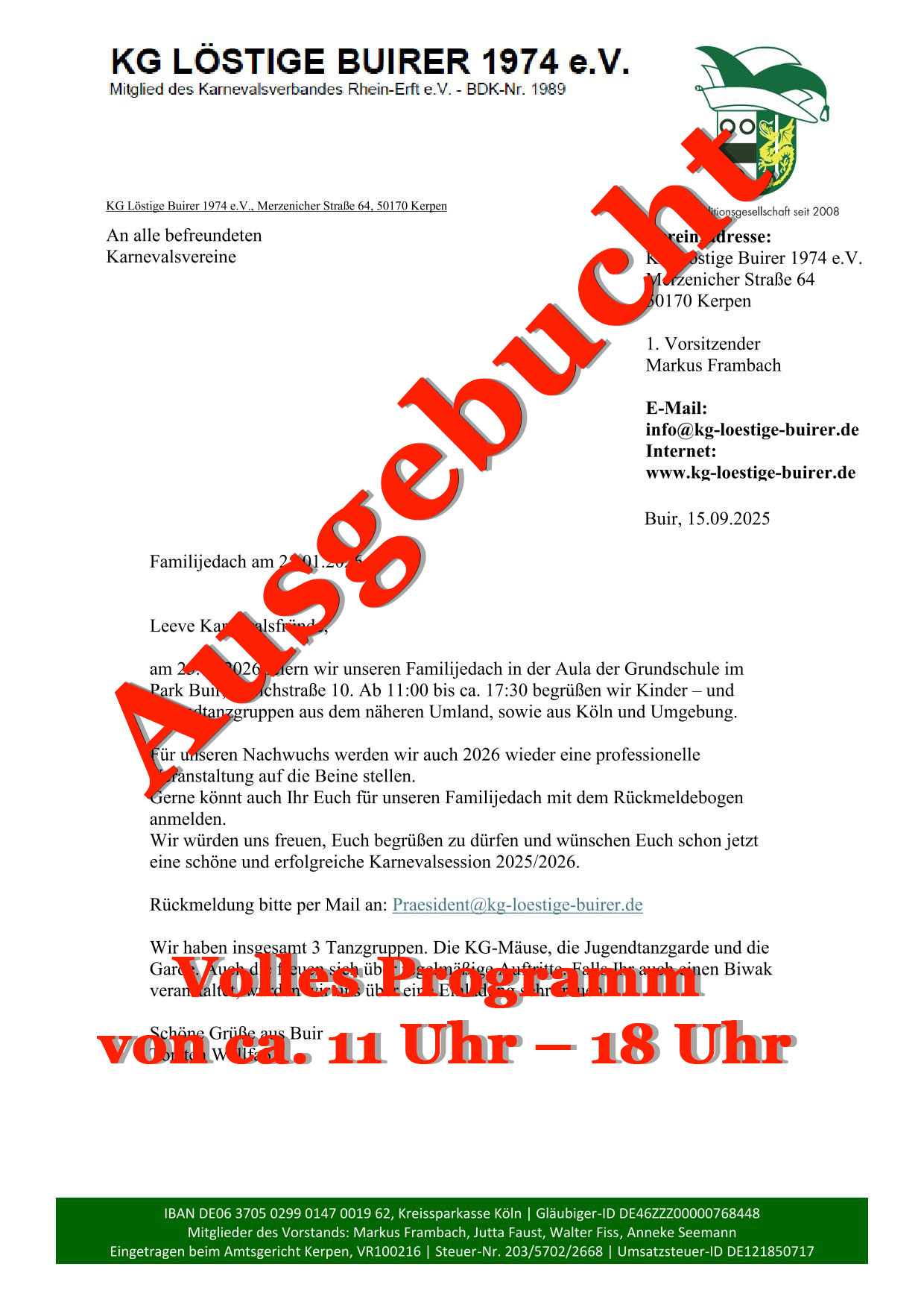 Einladung 2026 2